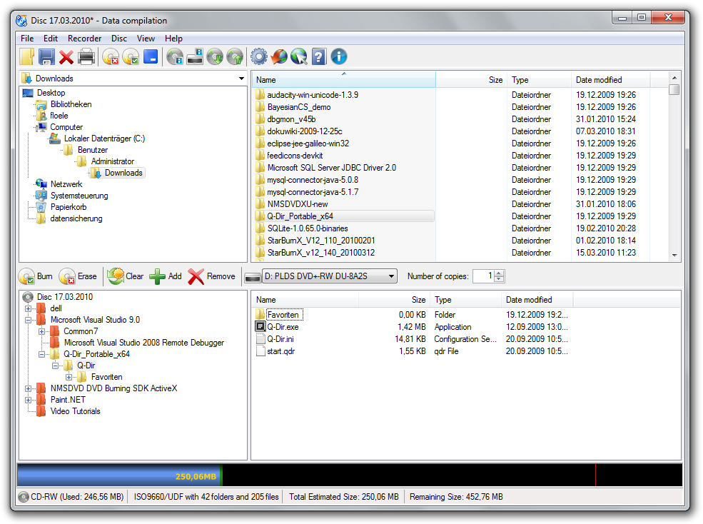Screenshot for CDBurnerXP 4.4.1.3184